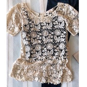 Floral Crochet Top